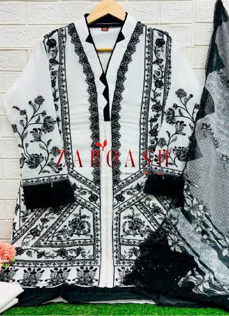 Zarqash Z 228 Georgette Pakistani Ready Made Salwar Suits Wholesale Price In Surat